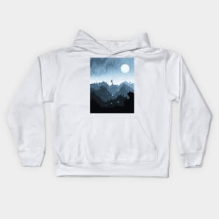 Winter Night Kids Hoodie